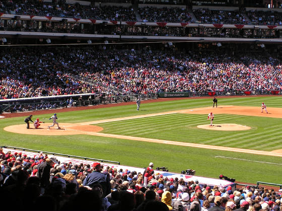 Citizens Bank Park - From 1st base 