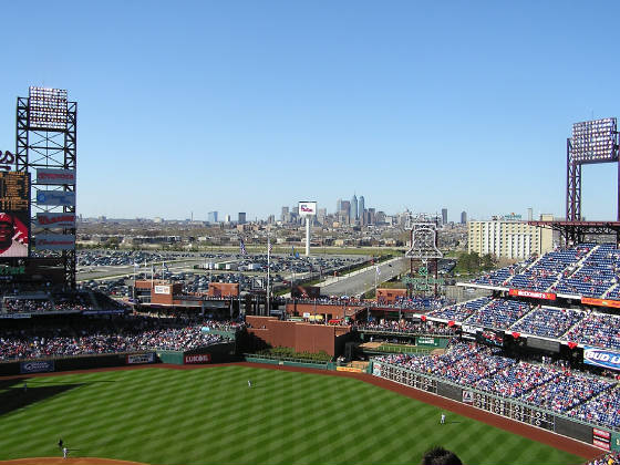 Citizens Bank Park - from above HP